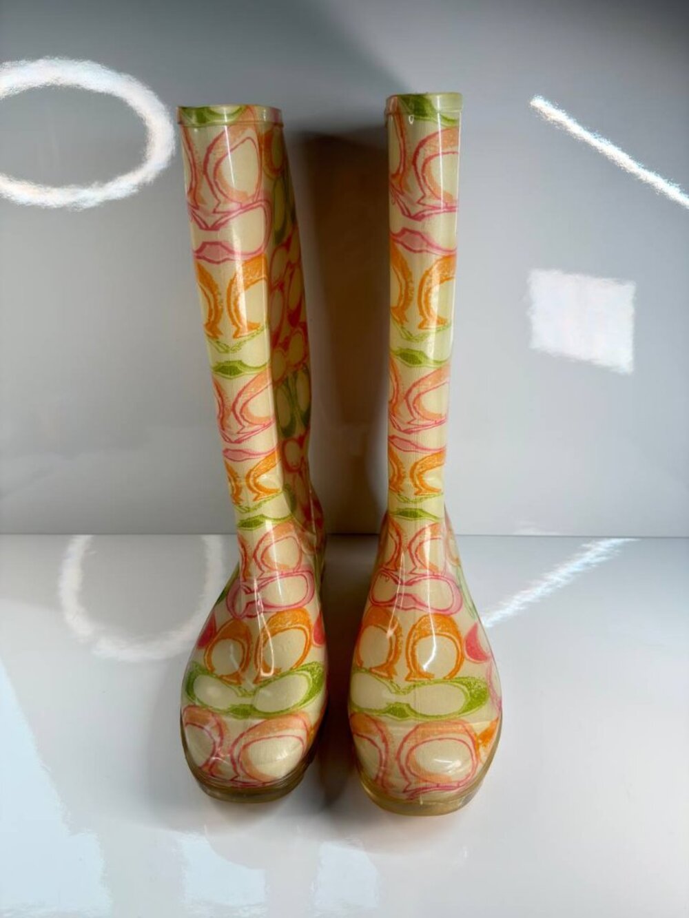 Coach Rubber Rain Boots – Women’s Size 9 - Picture 4 of 15